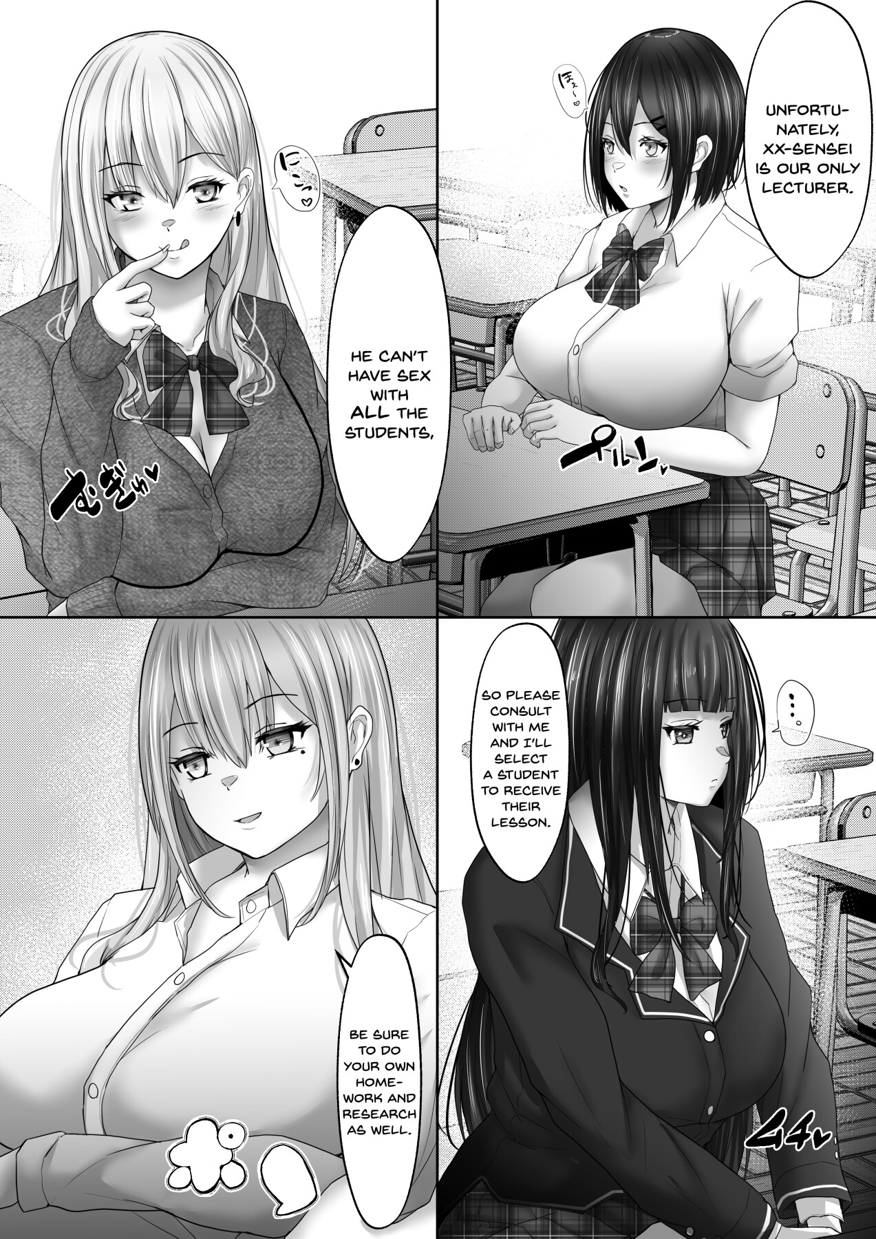 Hentai Manga Comic-Part-time Sex Teacher 1: A big-breasted high school girl who was devoted to her boyfriend is seduced into a heart-snatching creampie!-Read-3